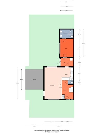 Floorplan - Broerswetering 26, 3752 AM Bunschoten-Spakenburg